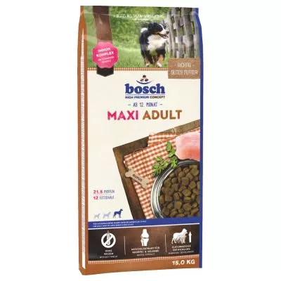 bosch-maxiadult- pachet hrana pentru caini 15kg