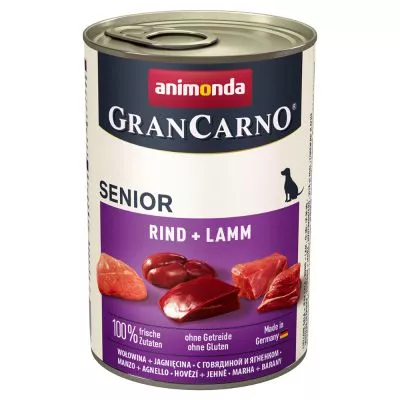 conserva_animonda_grancarno_senior_rindulamm_400g_pentru golden retriever