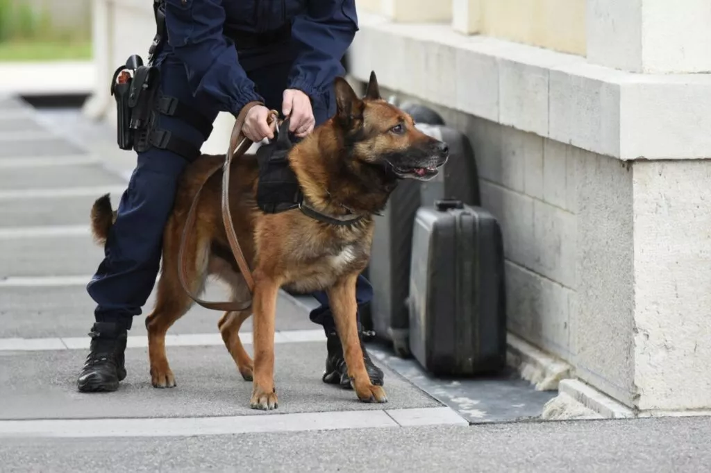 Câine Malinois jandarm